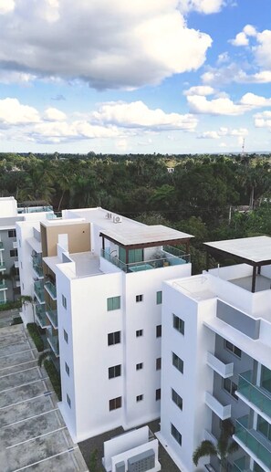Apartamento, 3 quartos, para fumantes, sacada | Fachada