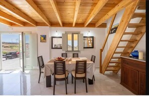 Apartment, Sea View | Dining - Avra Villa with Sunset View Oia (Santorini)