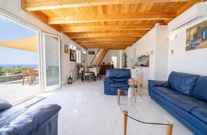 Appartement, vue mer | Coin séjour