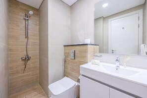 Apartment, Balcony, City View | Bathroom - 442-Bloomfields IconicStu TheGateMasdrCi (Abu Dhabi)