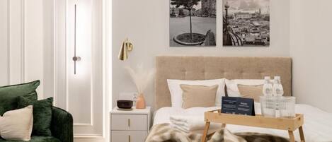 Studio – deluxe | Blendingsgardiner og wi-fi (inkludert)