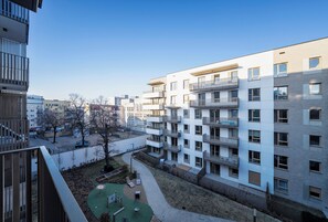 Apartment, Balcony | Balcony view - RentPlanet - Apartament Dąbrowskiego (Poznań)