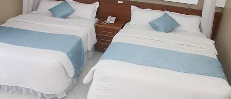 Deluxe-Zweibettzimmer, Balkon, Stadtblick