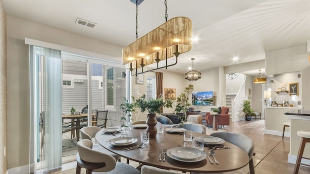 House, Multiple Beds, Patio, Garden View (233 Urban Prairie Street) | Dining - Ember & Ash Designer Home w/ King Beds, Games (Fort Collins)