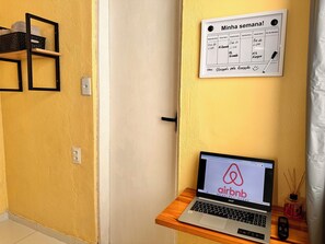 Apartment (02) | Desk, laptop workspace, rollaway beds (free), WiFi (free)