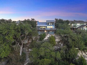 Exterior - HGTV-Featured Lakeview Retreat with Multiple Decks, Game Room & Sunset Views (Canyon Lake)