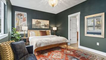 House, Multiple Beds, Patio, Garden View (233 Urban Prairie St. - Main/Unit B) | 4 bedrooms, individually decorated, individually furnished, desk