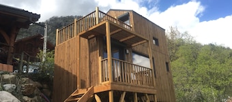 Tiny House facing Mont Blanc