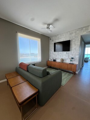 Comfort Apartment | Living area - Guarapari Center Aparts (Guarapari)