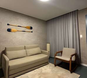 Comfort Apartment | Living area - Guarapari Center Aparts (Guarapari)