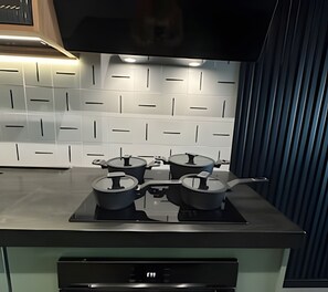 Comfort Apartment | Private kitchen - Guarapari Center Aparts (Guarapari)