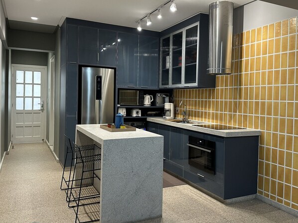 Comfort Apartment | Private kitchen - Guarapari Center Aparts (Guarapari)