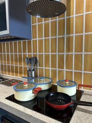 Comfort Apartment | Private kitchen - Guarapari Center Aparts (Guarapari)