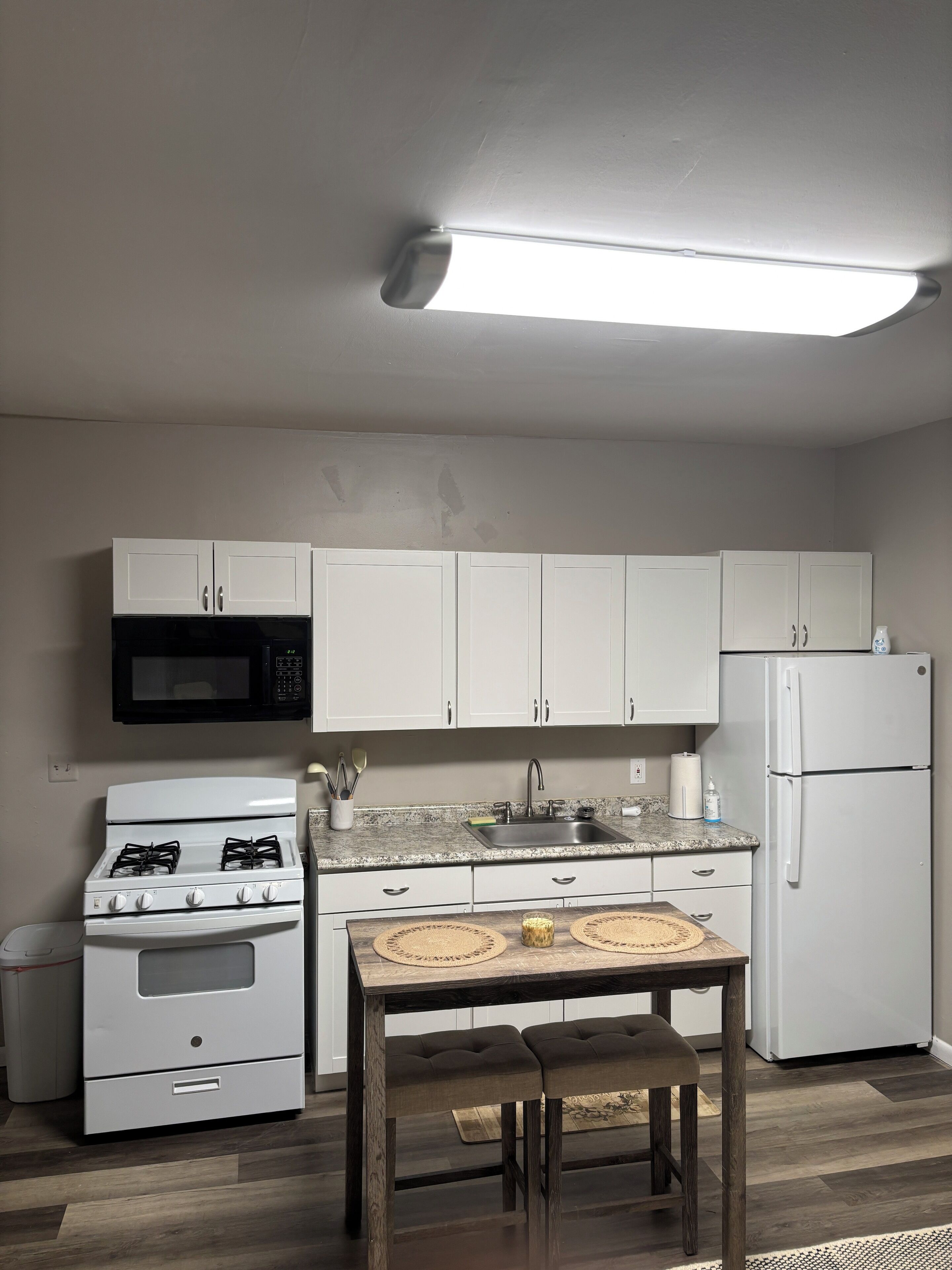 Microwave, oven, stovetop