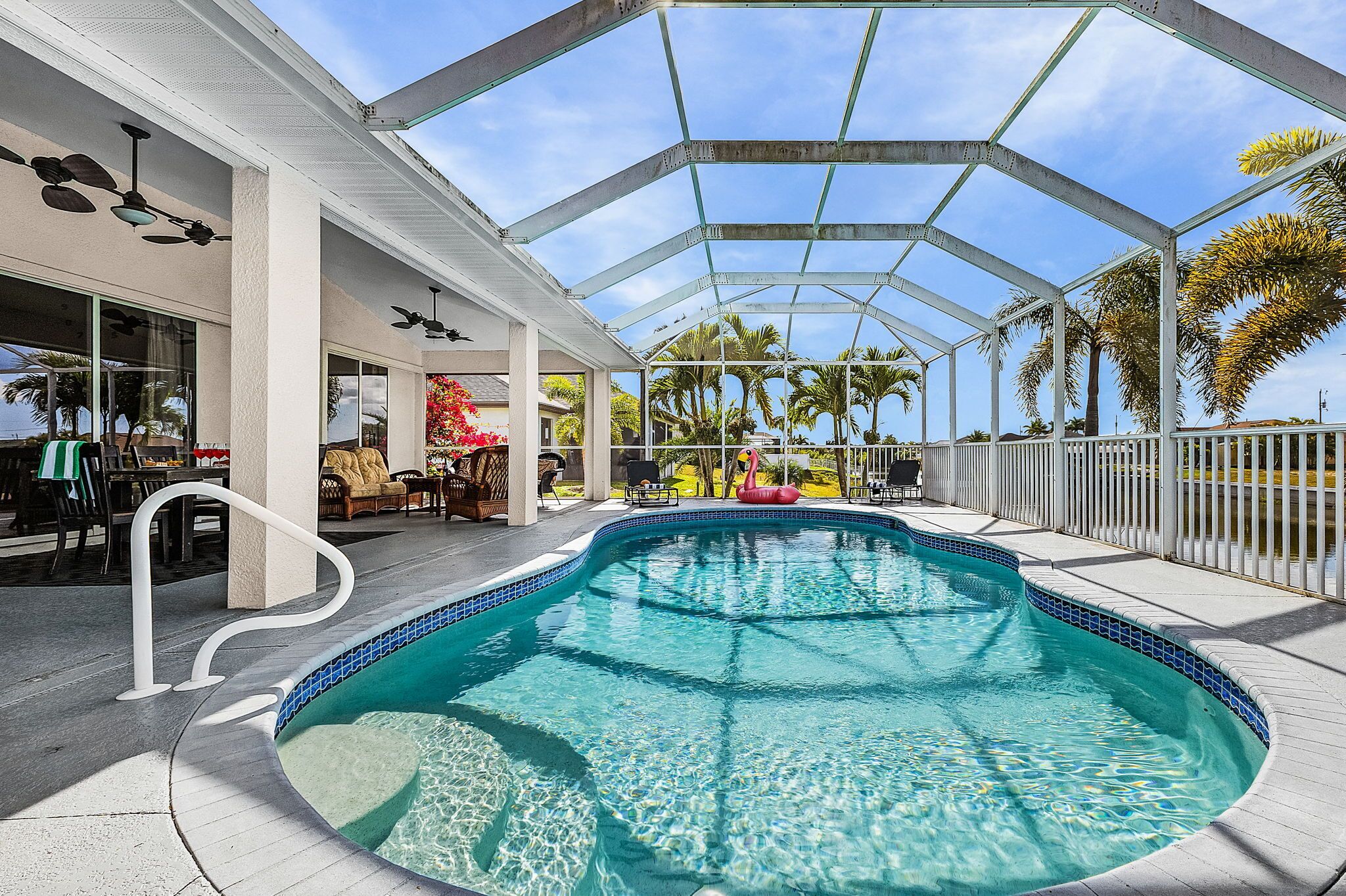 Et oppvarmet basseng