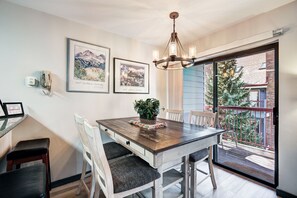 Dining - NEW! Steps to Mountain & Main St- 1 Bedroom (Breckenridge)