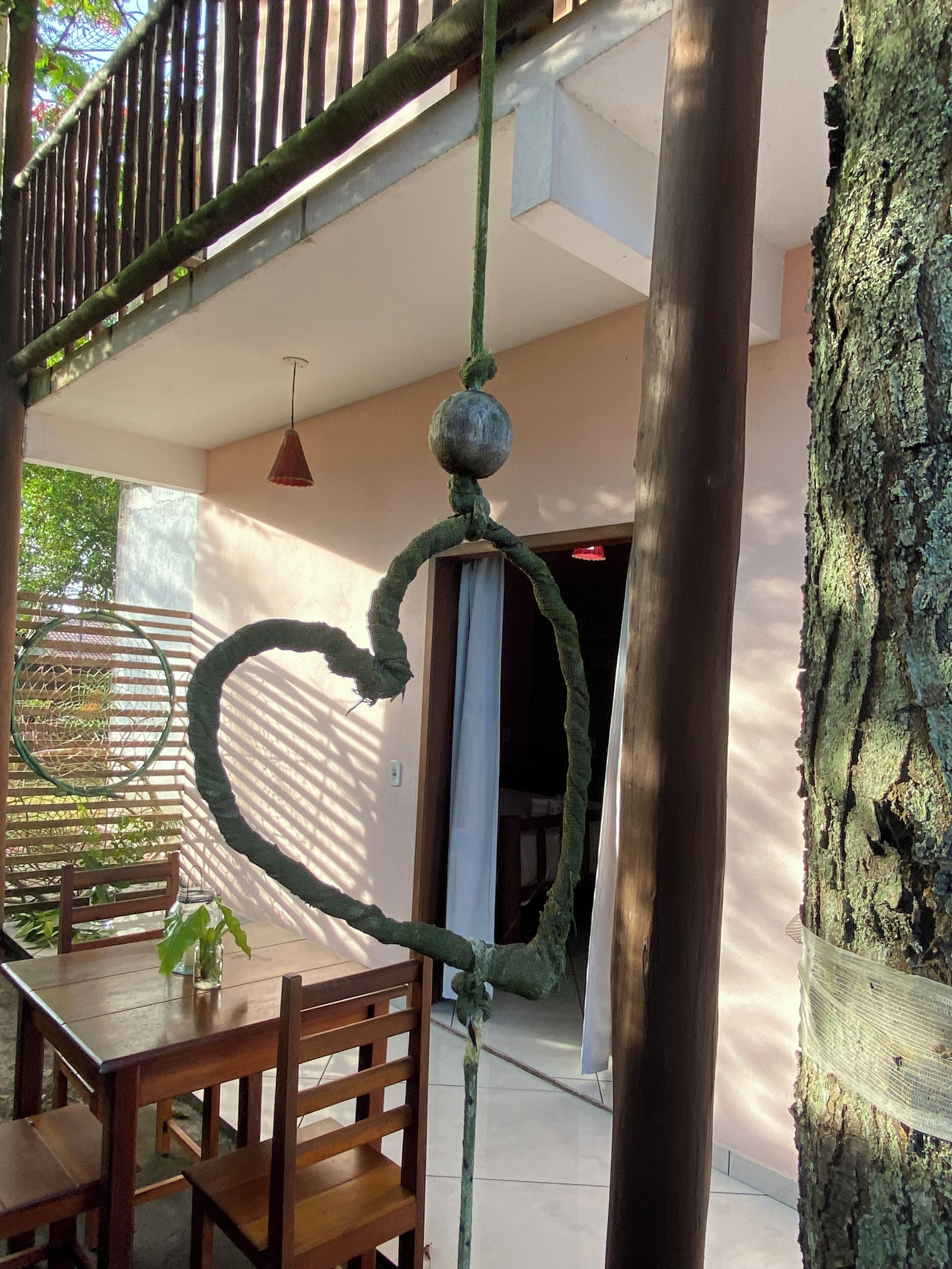 Habitación cuádruple familiar, vistas al jardín | Terraza o patio