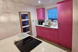 Fridge, microwave, oven, stovetop - Seaside Escape in Deal, Cozy 2 Bedroom (Deal)