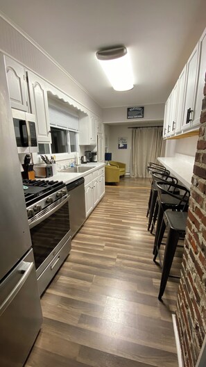 Fridge, microwave, oven, stovetop - Seaside Park 3BR - 7 Houses to Beach (Seaside Park)