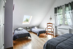 2 habitaciones y ropa de cama 