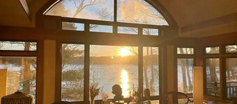 Spacious 6-bedroom house in charming Sherborn with Lake access and Indoor Pool