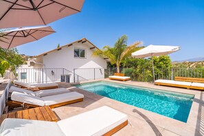 Pool - Cubo's Violeta Rural House / Private pool / BBQ / Air conditioning / Free Wi-Fi (Coín)