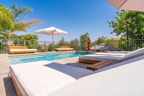 Pool - Cubo's Violeta Rural House / Private pool / BBQ / Air conditioning / Free Wi-Fi (Coín)