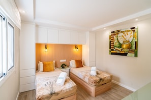 2 chambres, fer et planche à repasser, accès au Wi-Fi (inclus)
