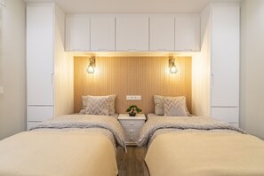 2 間睡房、熨斗/熨衫板、免費 Wi-Fi、床單