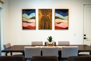 Dining - Boho Jungle Mid-century Modern Villa ~10 min to DT (Austin)