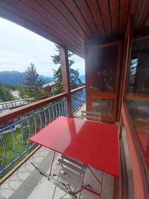 Outdoor dining - Les arcs 1800 - T2 827 - 5 pers parking/housekeeping included (Bourg-Saint-Maurice)