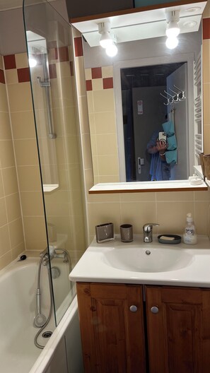 Bathroom - Les arcs 1800 - T2 827 - 5 pers parking/housekeeping included (Bourg-Saint-Maurice)