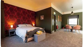 1 bedroom, iron/ironing board, travel crib, WiFi (free)