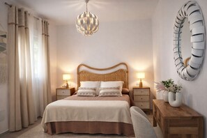 2 bedrooms, bed sheets