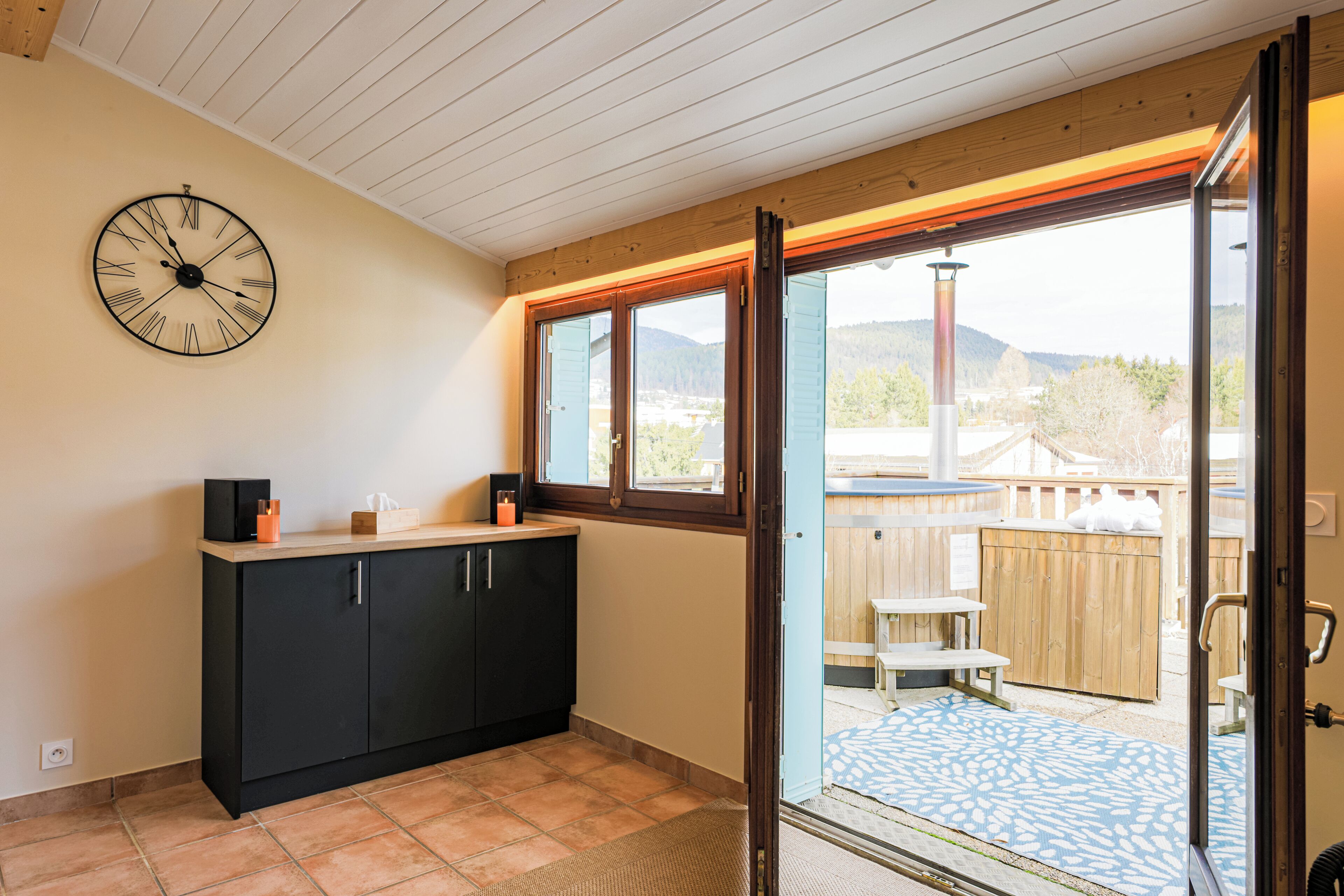 Bain à remous extérieur