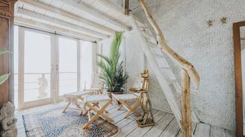 Comfort-Doppelzimmer, Balkon, Meerblick | Innenbereich