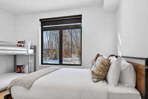 Appart'hôtel Deluxe, vue montagne | Espace de travail pour ordinateur portable, Wi-Fi gratuit