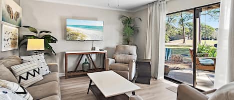 Condo, Multiple Beds (Seascape Golf Villas 91B) | Living area
