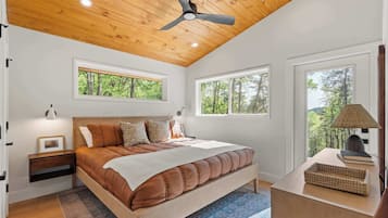 4 habitaciones, tabla de planchar con plancha, cuna de viaje y wifi