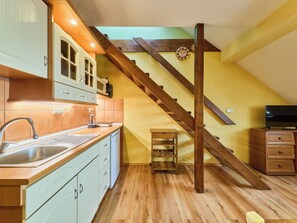 Fridge, microwave, cookware/dishes/utensils - Vysoké nad Jizerou by Interhome (Vysoké nad Jizerou)