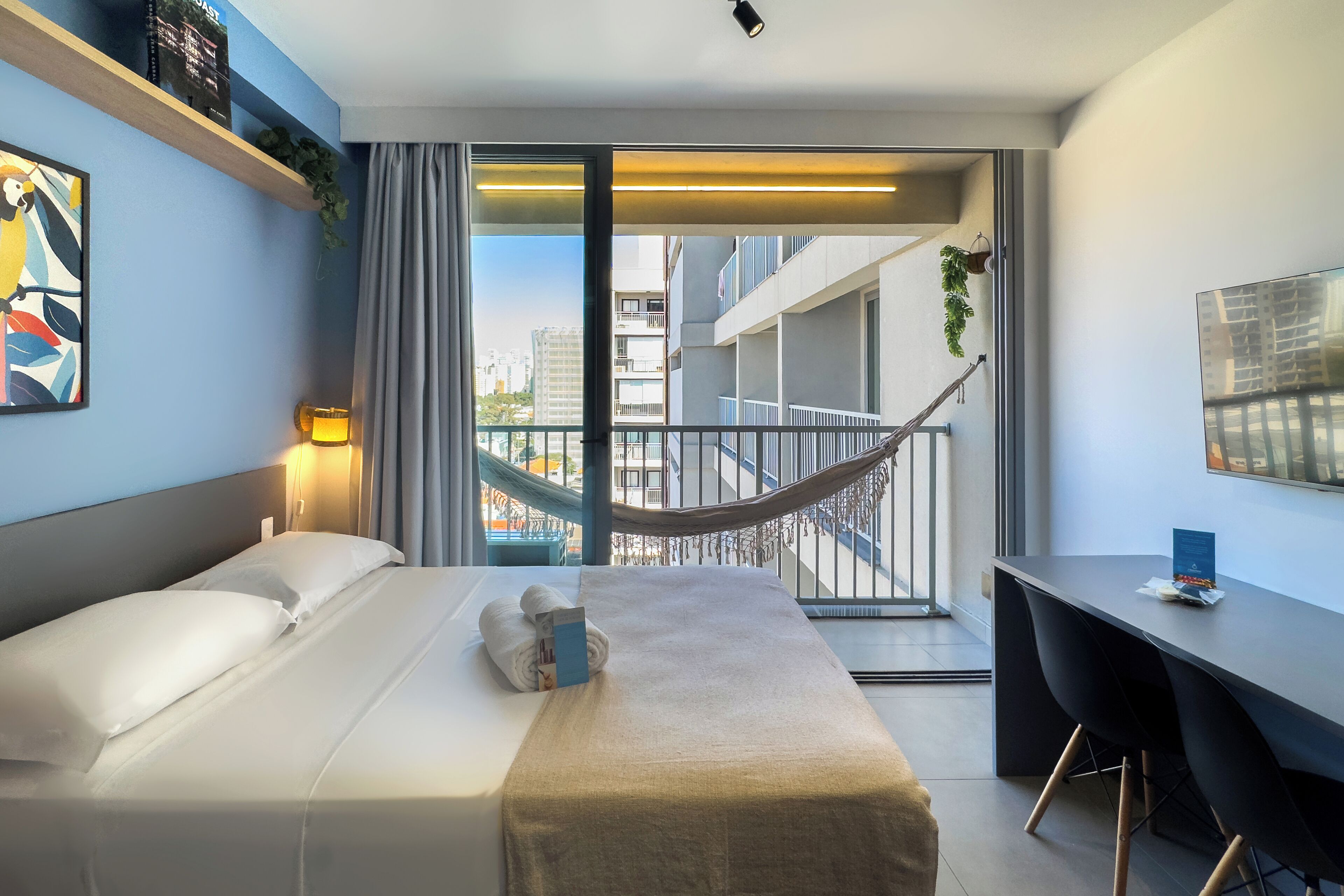 Comfort Apartment, Balcony, Park View | Blackout drapes, iron/ironing board, free WiFi