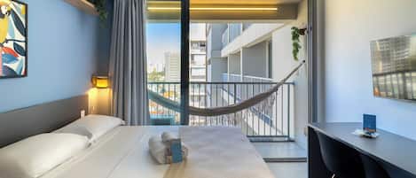 Comfort Apartment, Balcony, Park View | Blackout drapes, iron/ironing board, free WiFi