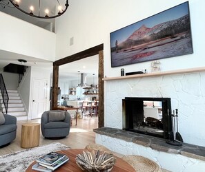 Interior - Hot tub, Sauna, Game Room, Fireplaces + Heated Pool in Summer! (New Marlborough)