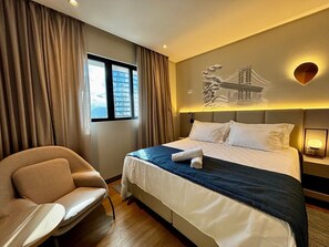 Apartemen Basic | 1 kamar tidur dan Wi-Fi gratis