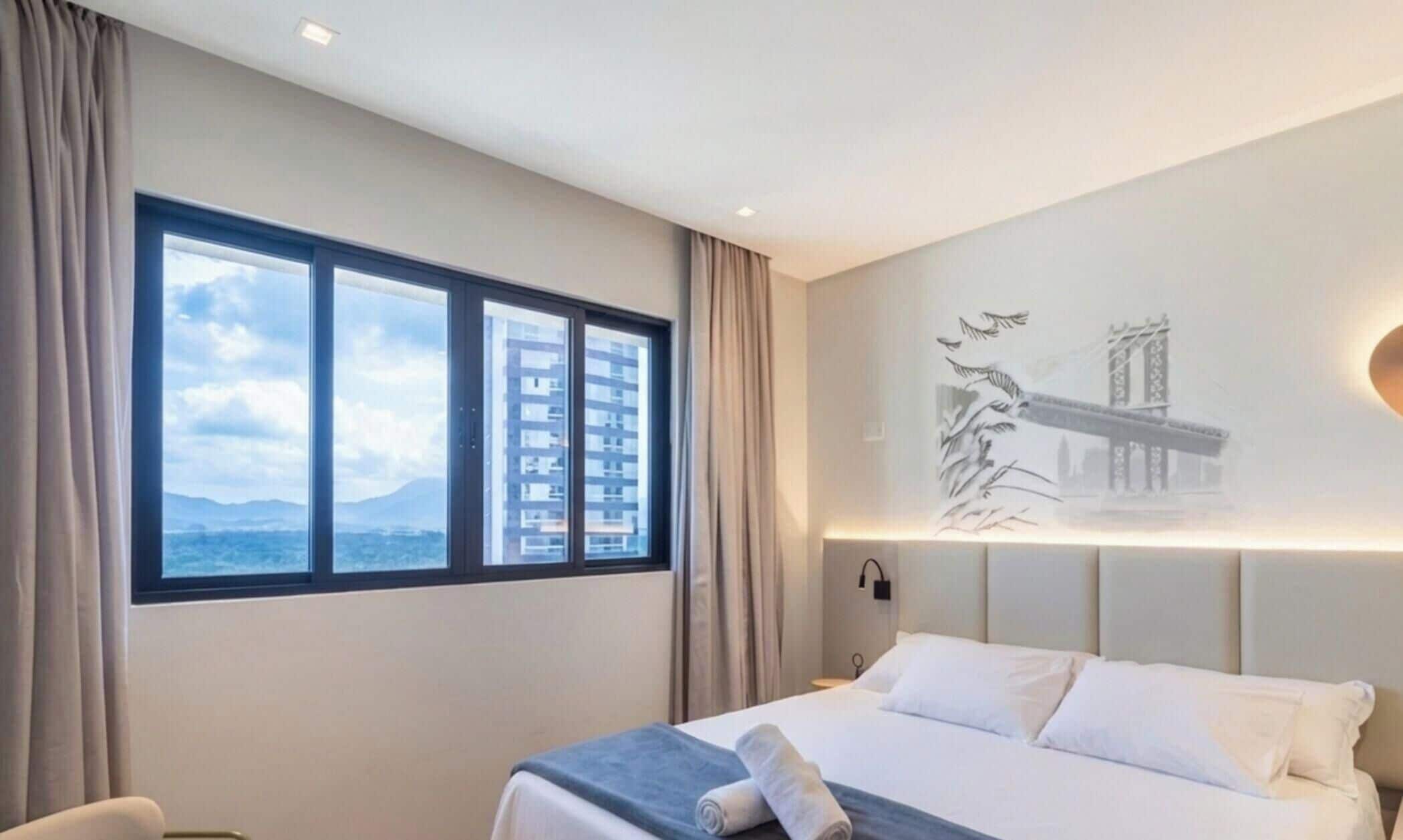 Apartemen Basic | 1 kamar tidur dan Wi-Fi gratis