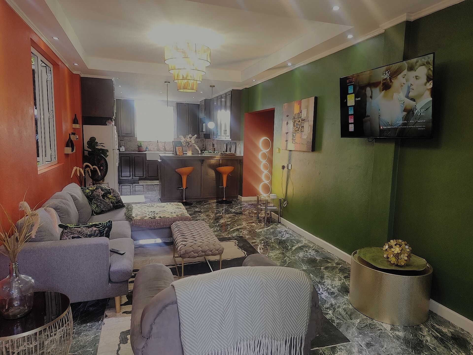 Family Apartment, Garden View | Living area