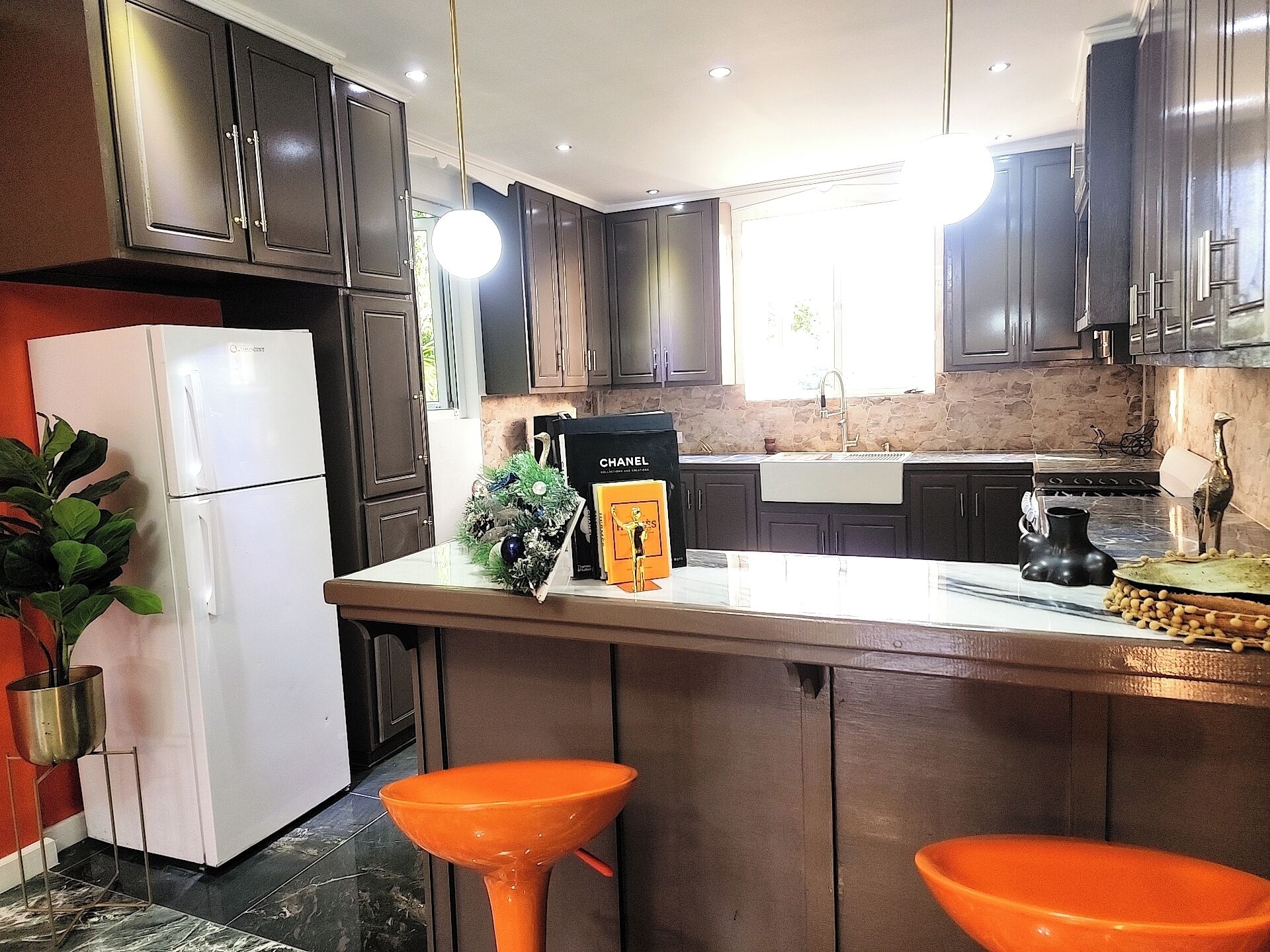 Family Apartment, Garden View | Private kitchen