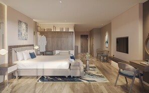 Quarto grand (Premium) | Cofres nos quartos, escrivaninha, cortinas blackout