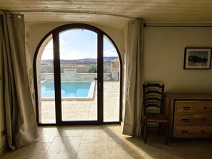 Pool - Former royal hunting lodge 5* - Calm, nature, swimming pool & charm in Ardèche (Saint-Just-d'Ardèche)