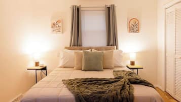 5 dormitorios, tabla de planchar con plancha, wifi y ropa de cama